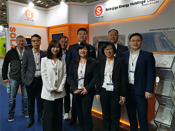 錦州陽光能源攜最新髙效組件亮相2019年慕尼克國際太陽能技術(shù)博覽會(huì)