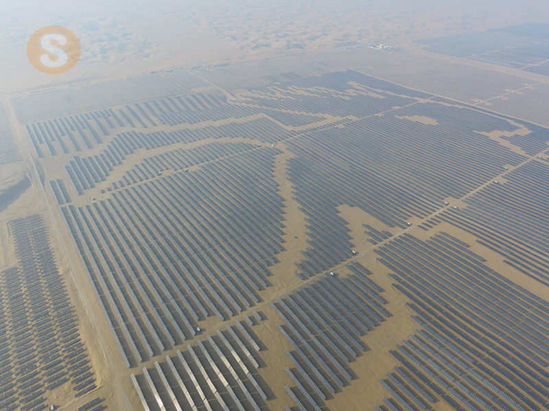 內蒙古達拉特旗ソーラーエナジー発電応用リーダー基地4號110MW