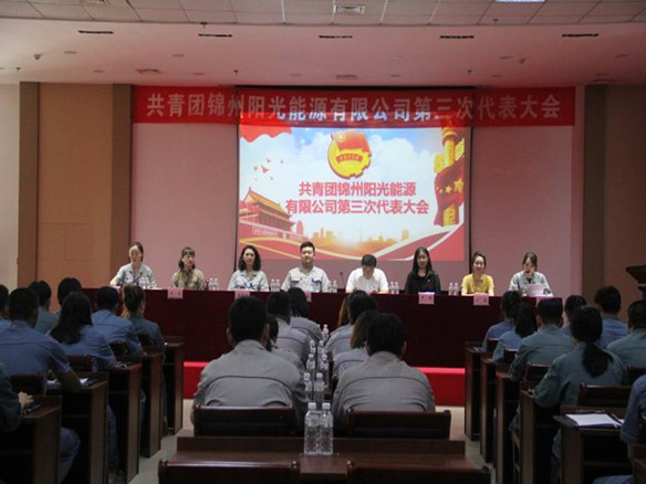 共青團錦州陽光能源有限公司第三次代表大會